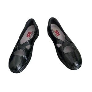 SAS Crissy Tripad Comfort Shoes Womens Size 7N Black Patent Leather  Slip On